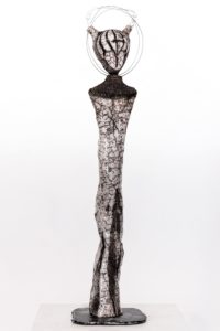 sculptur raku collaboration artiste