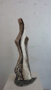 sculpture raku contemporain